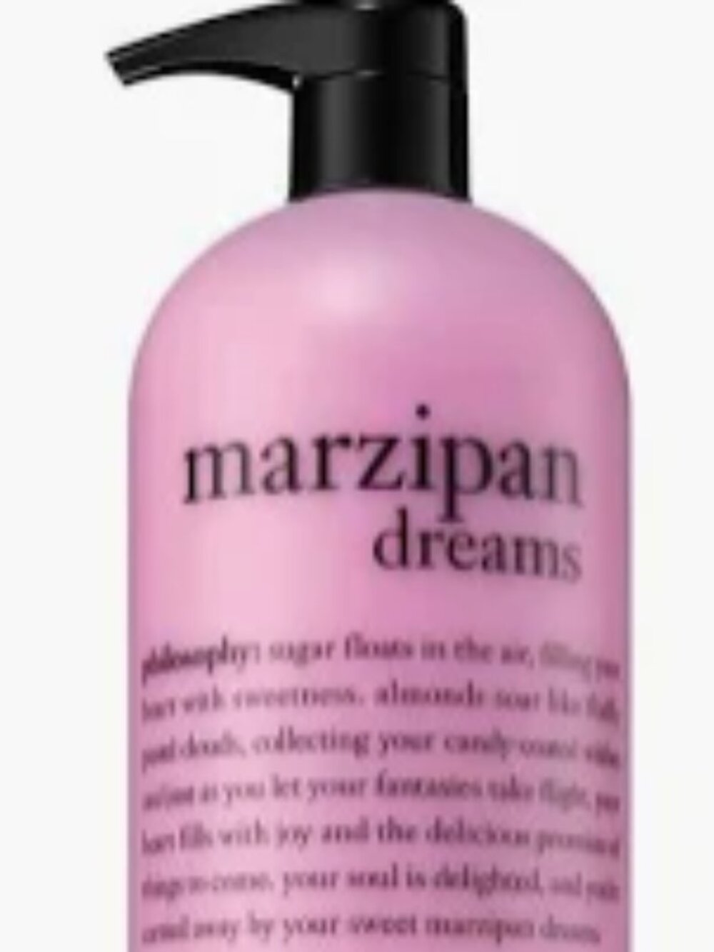 NIB Philosophy Marzipan Dreams 64 oz 3-in-1 Mega Jumbo Rare First Edition